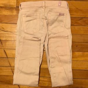 7 For all mankind pink jeans
